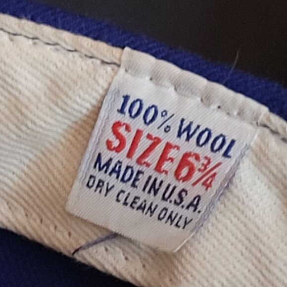Vintage LA Dodgers Wool Hat USA 59 50 New Era Authentic Diamond Collection - Picture 10 of 15